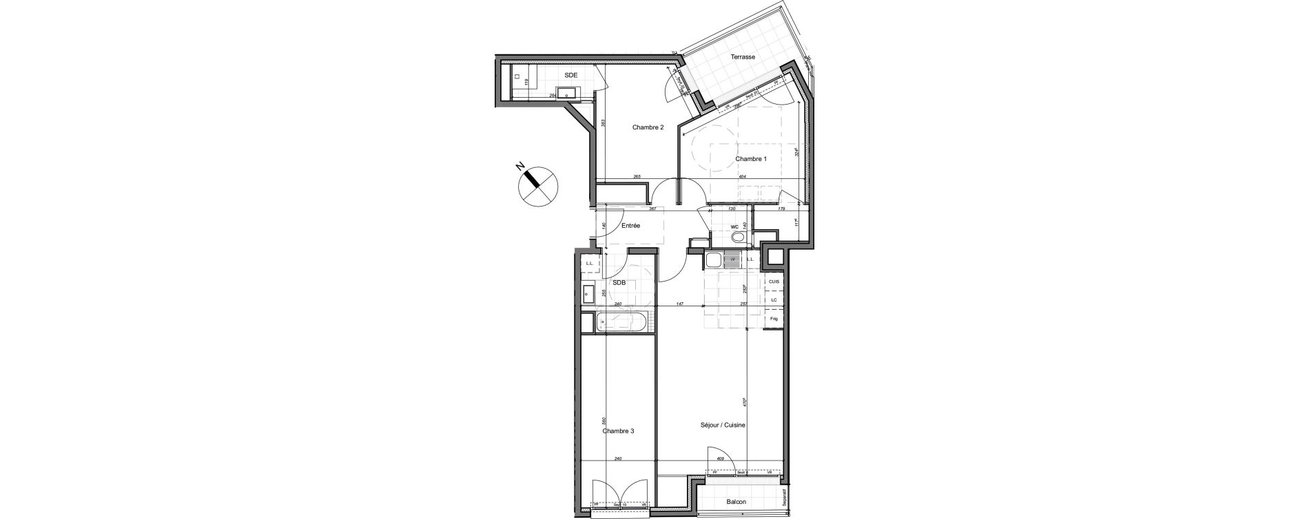 Appartement T4 de 85,20 m2 &agrave; Chennevi&egrave;res-Sur-Marne Paris - chennevi&egrave;res