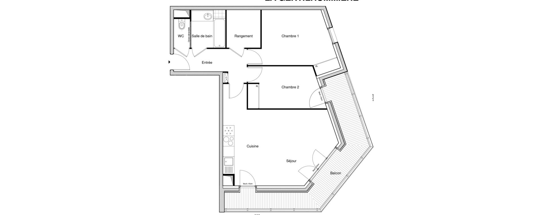 Appartement T3 de 68,61 m2 &agrave; Chennevi&egrave;res-Sur-Marne Paris - chennevi&egrave;res