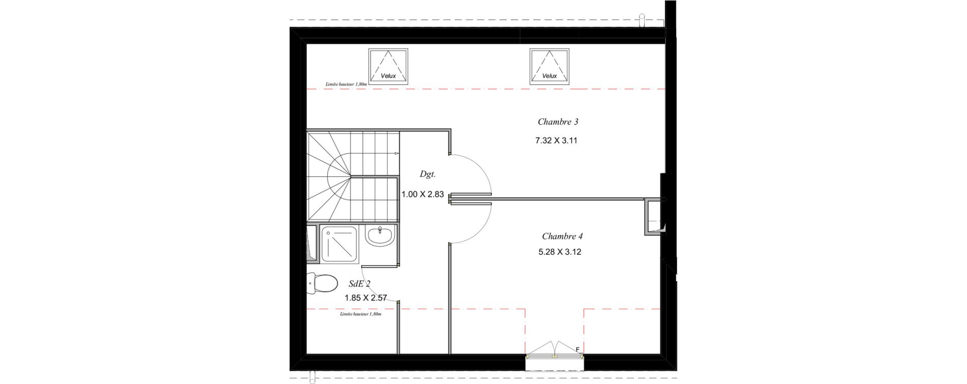 Maison T5 de 112,75 m2 &agrave; Chennevi&egrave;res-Sur-Marne Les coteaux