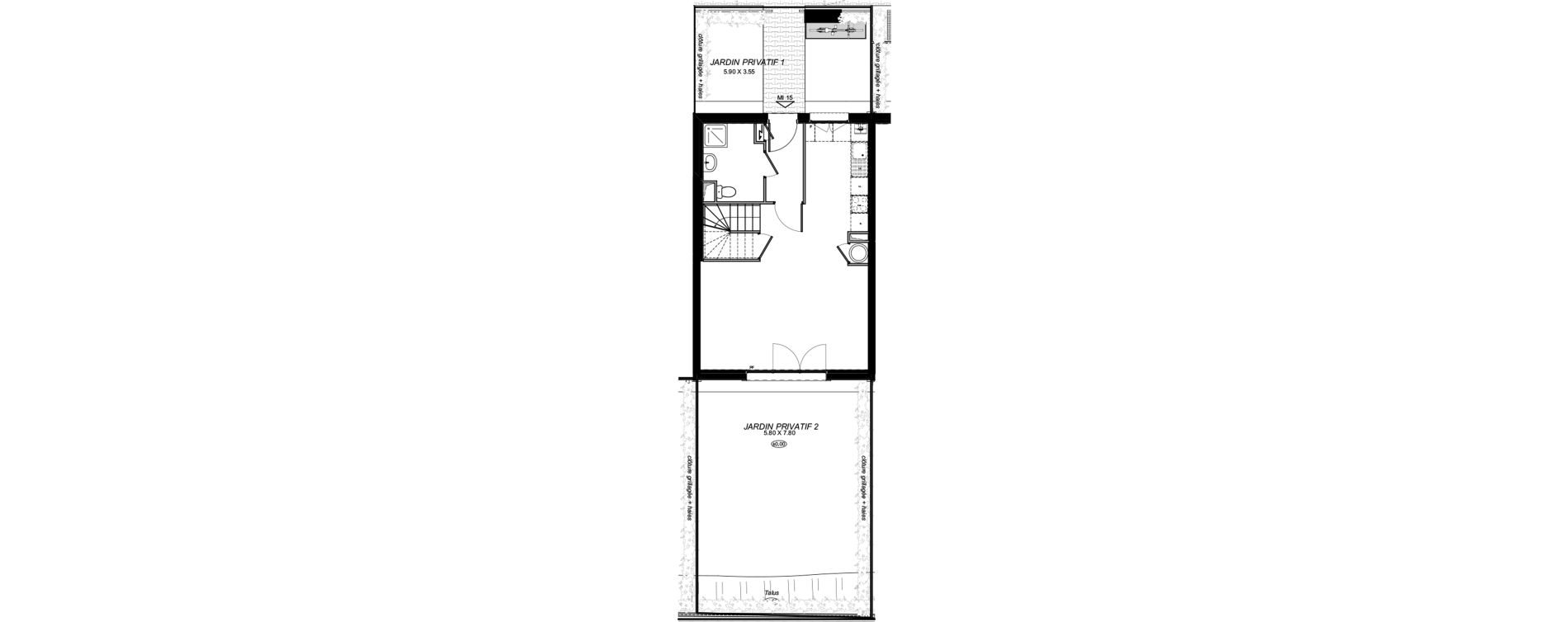 Maison T5 de 110,78 m2 &agrave; Chennevi&egrave;res-Sur-Marne Les coteaux