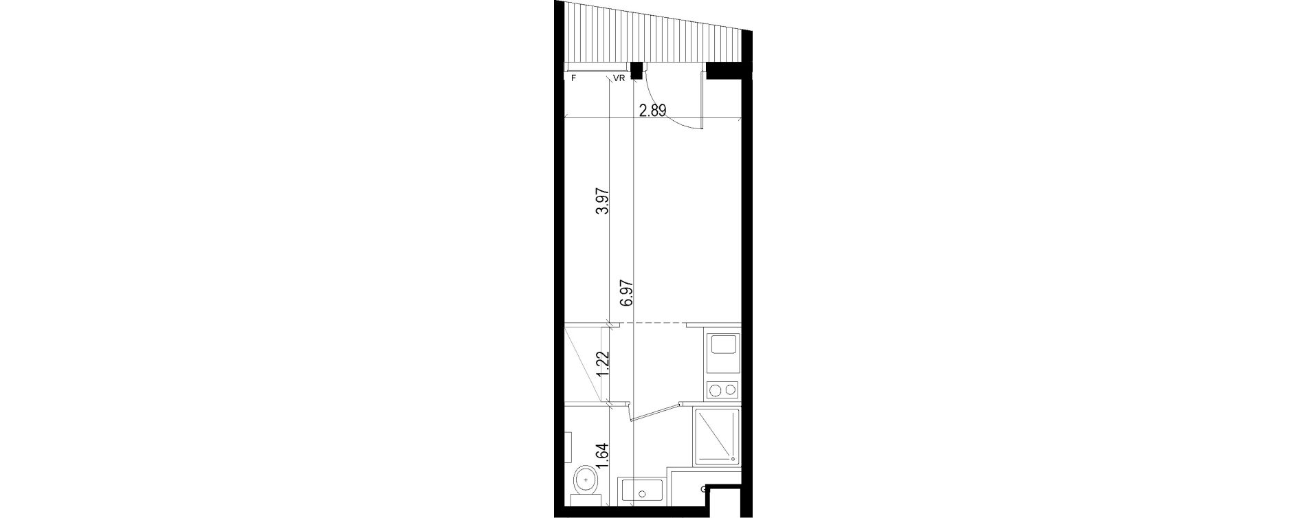 Appartement T1 de 19,30 m2 &agrave; Chevilly-Larue Triangle des meuniers