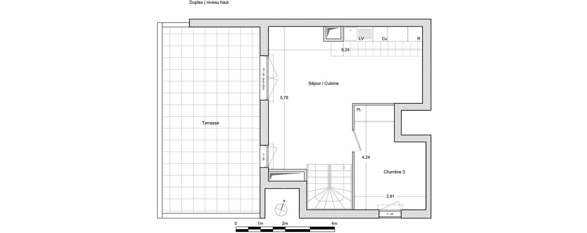 Appartement T4 de 80,30 m2 &agrave; Chevilly-Larue Centre