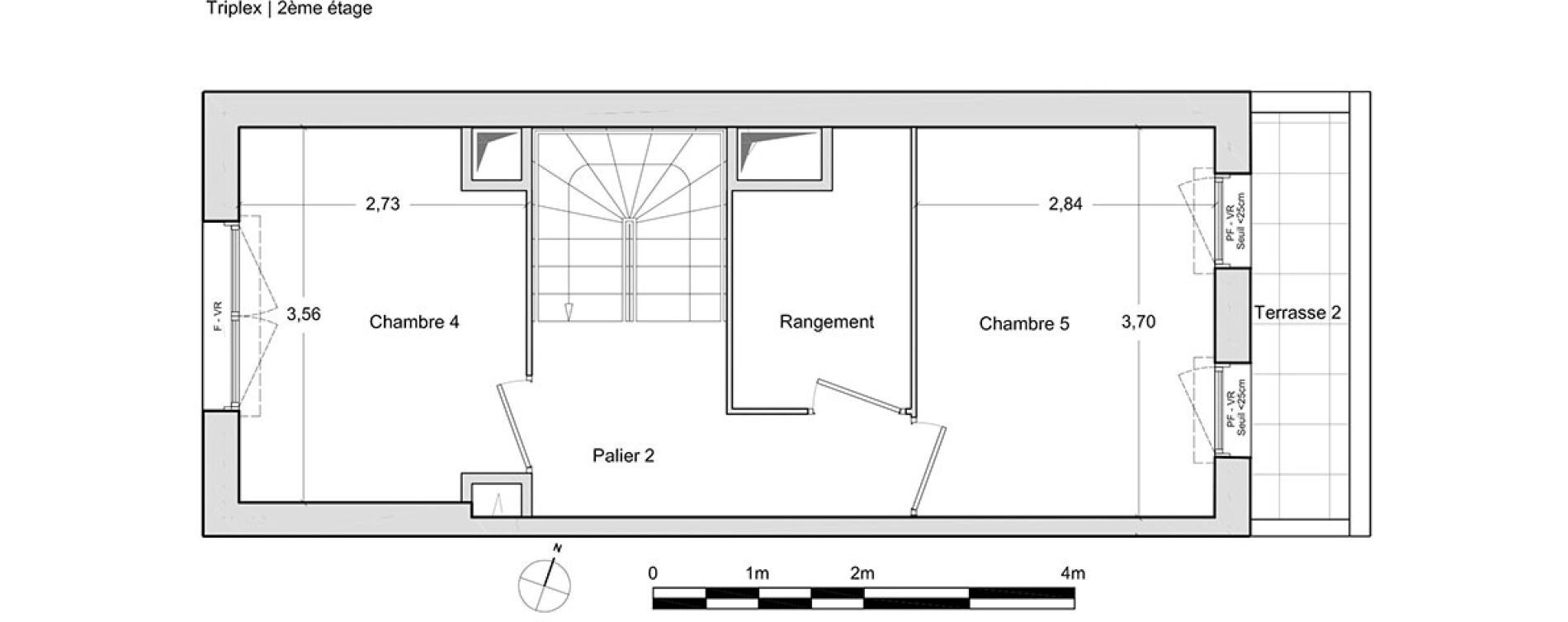 Duplex T5 de 97,50 m2 &agrave; Chevilly-Larue Centre