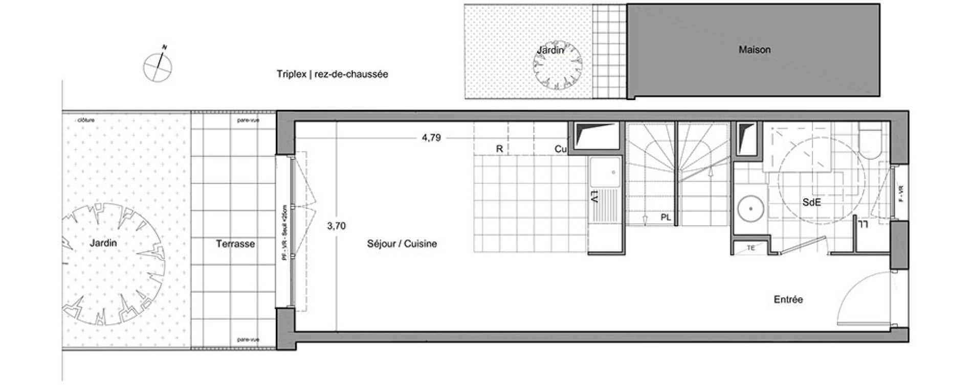 Appartement T5 de 98,20 m2 &agrave; Chevilly-Larue Centre