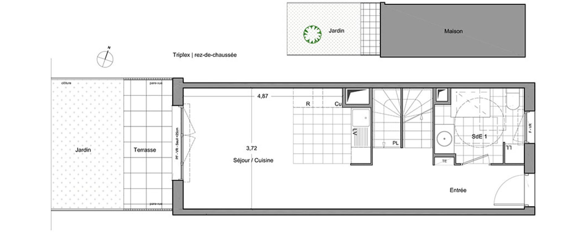 Appartement T4 de 89,00 m2 &agrave; Chevilly-Larue Centre