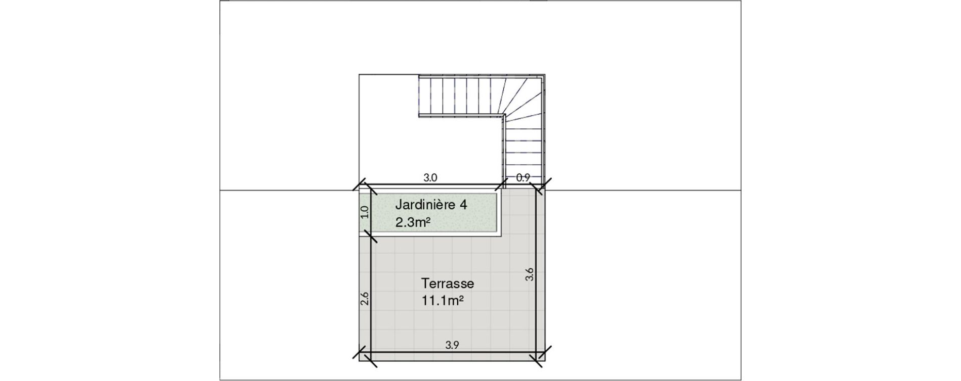 Duplex T5 de 114,90 m2 &agrave; Cr&eacute;teil Triangle de l'&eacute;chat