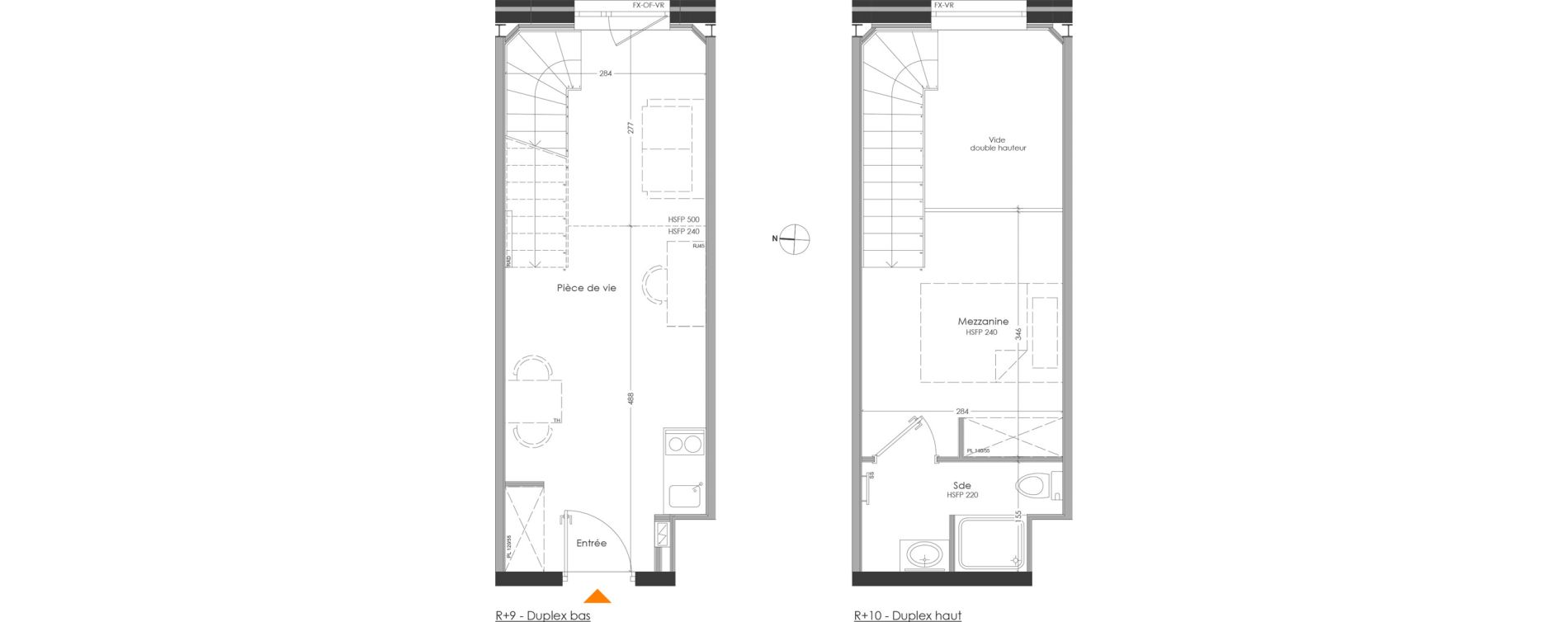 Duplex T2 meubl&eacute; de 31,75 m2 &agrave; Cr&eacute;teil Centre