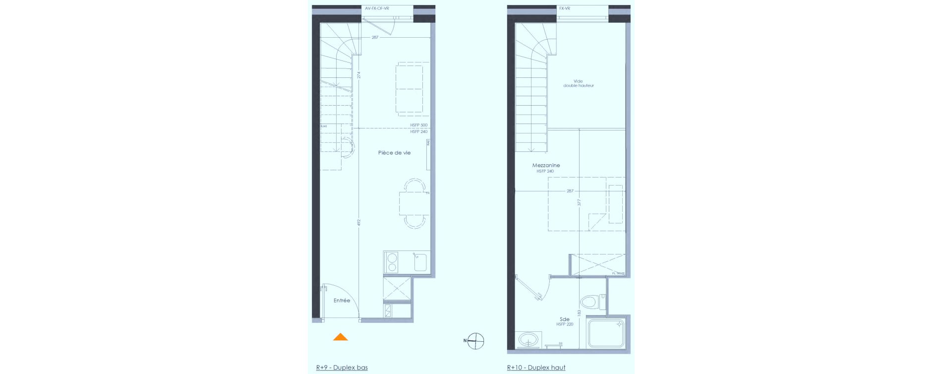 Studio meubl&eacute; de 33,76 m2 &agrave; Cr&eacute;teil Centre