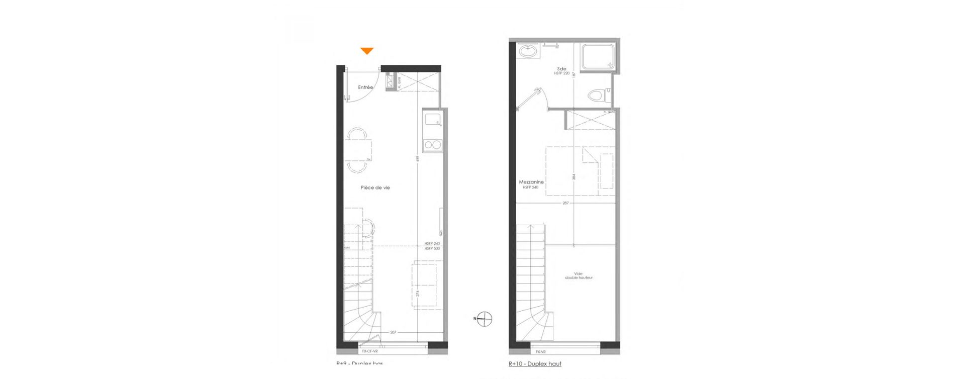 Duplex T2 meubl&eacute; de 35,29 m2 &agrave; Cr&eacute;teil Centre