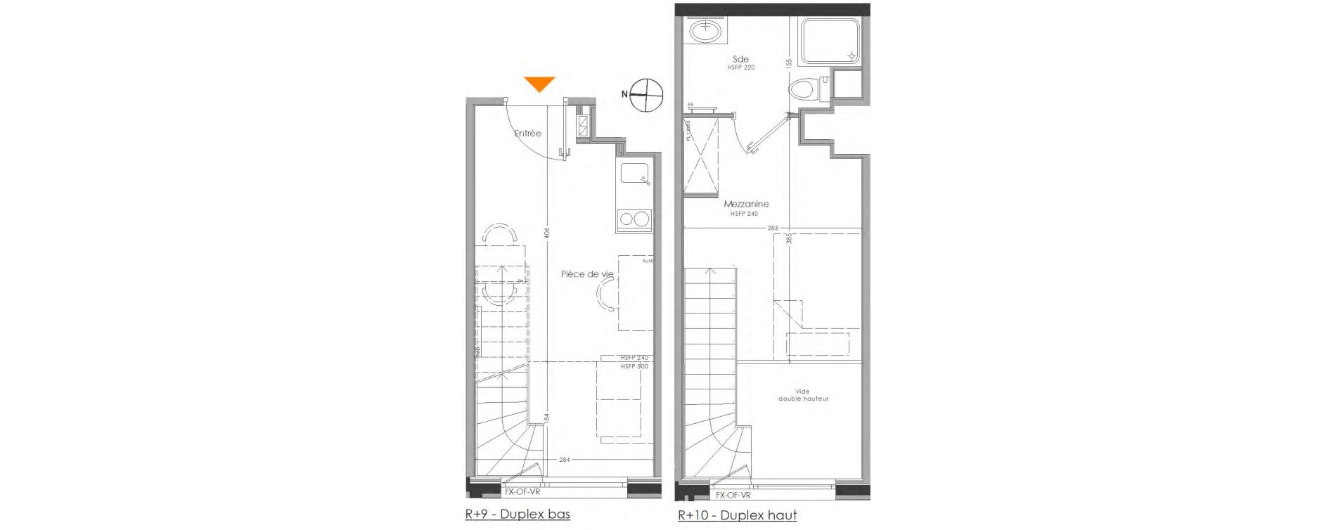 Duplex T2 meubl&eacute; de 26,83 m2 &agrave; Cr&eacute;teil Centre