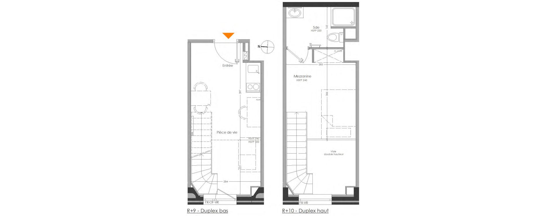 Duplex T2 meubl&eacute; de 27,95 m2 &agrave; Cr&eacute;teil Centre