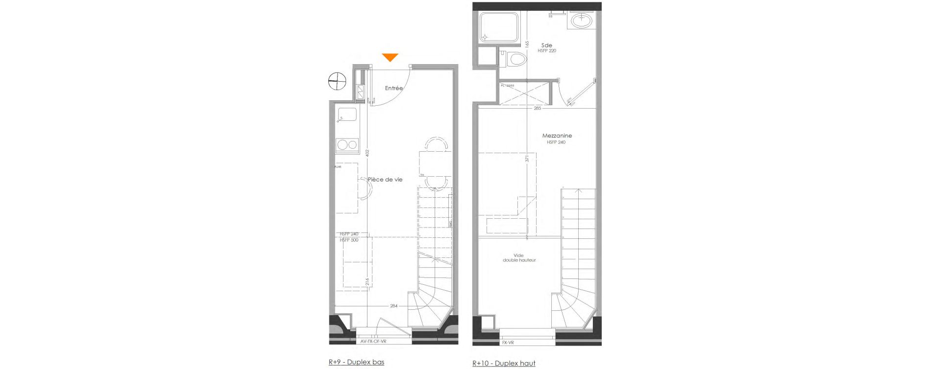 Duplex T2 meubl&eacute; de 28,05 m2 &agrave; Cr&eacute;teil Centre
