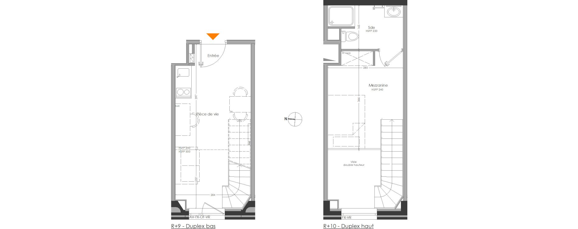 Duplex T2 meubl&eacute; de 27,95 m2 &agrave; Cr&eacute;teil Centre