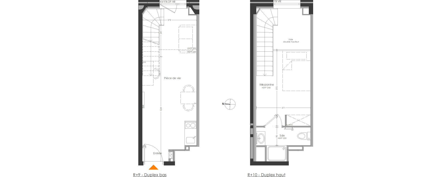 Duplex T2 meubl&eacute; de 29,85 m2 &agrave; Cr&eacute;teil Centre