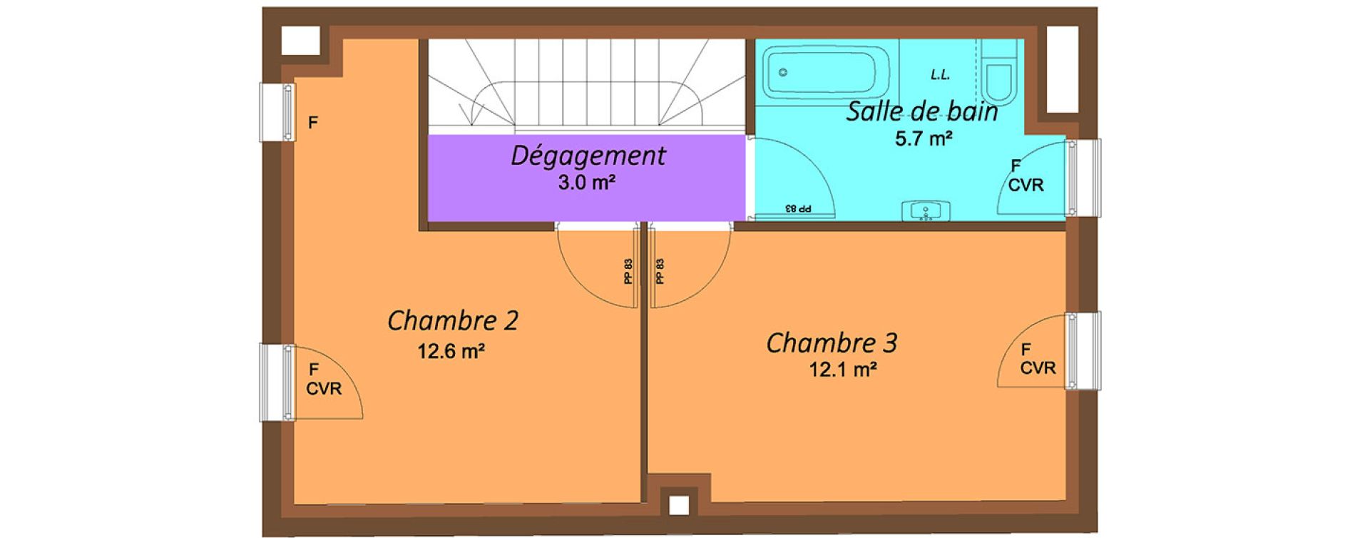 Duplex T4 de 67,70 m2 &agrave; Fontenay-Sous-Bois Centre