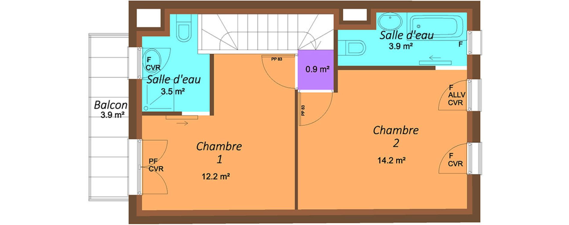 Duplex T3 de 55,30 m2 &agrave; Fontenay-Sous-Bois Centre