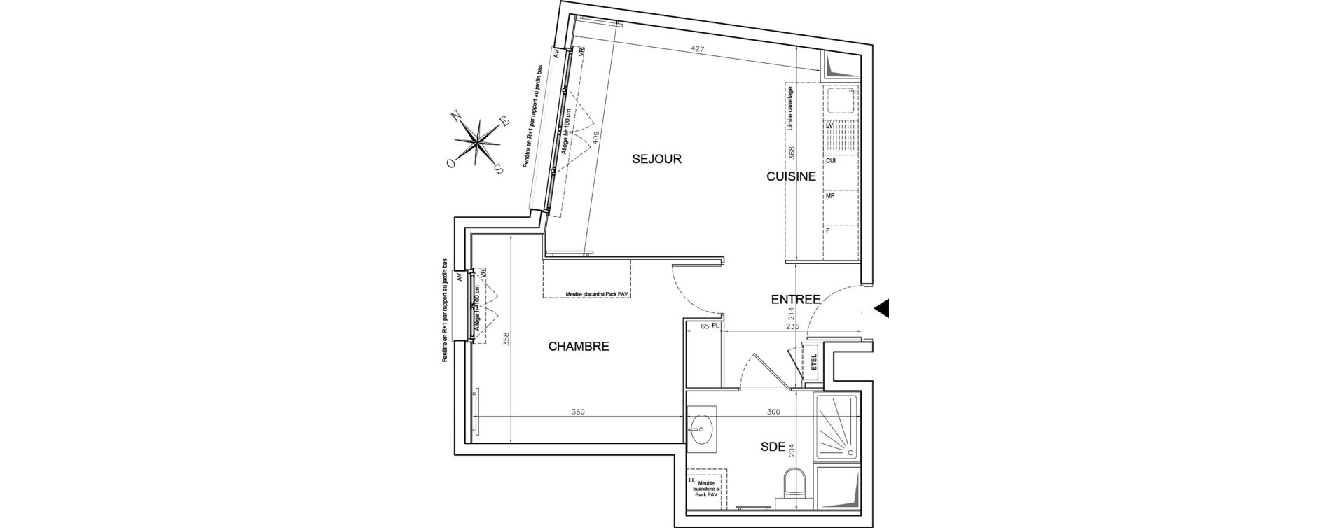 Appartement T2 de 42,50 m2 &agrave; Fontenay-Sous-Bois Le village fontenay sous bois