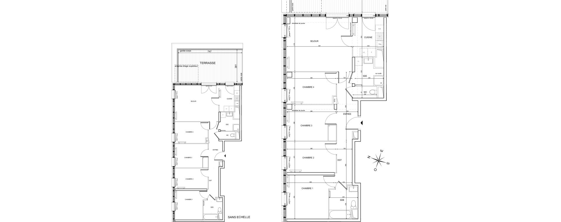 Appartement T5 de 91,20 m2 &agrave; Fontenay-Sous-Bois Val de fontenay