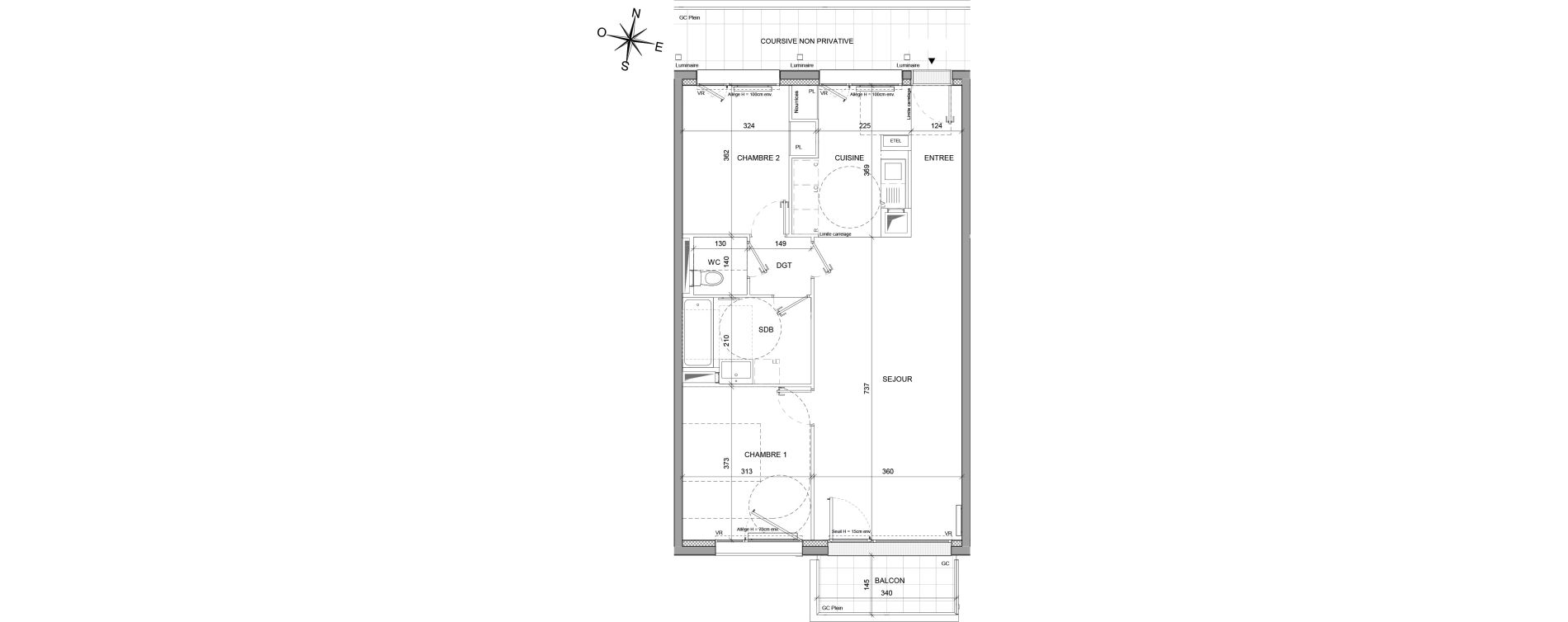 Appartement T3 de 71,87 m2 &agrave; Ivry-Sur-Seine Ivry port