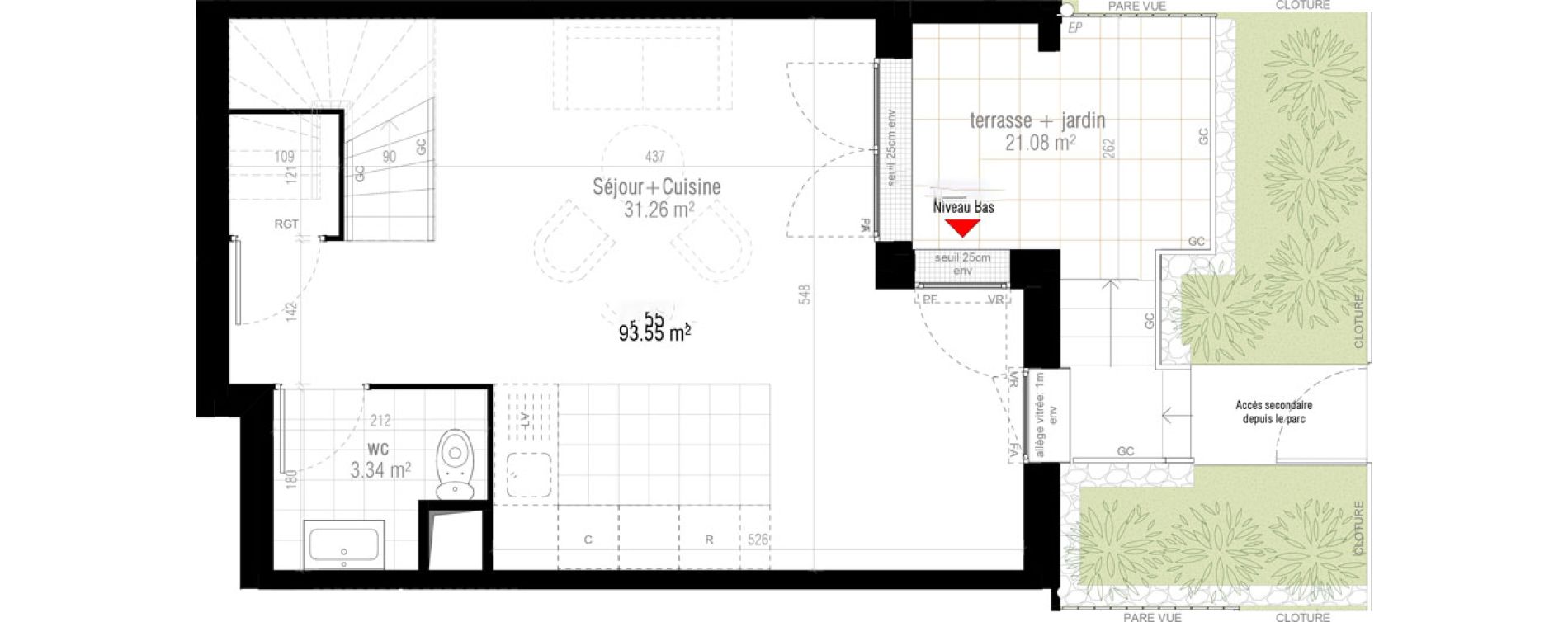 Appartement T5 de 93,55 m2 &agrave; Ivry-Sur-Seine Ivry confluences