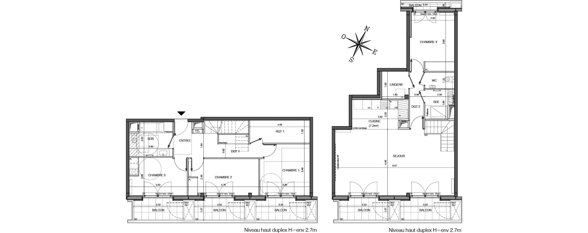 Duplex T5 de 121,90 m2 &agrave; Ivry-Sur-Seine Ivry confluences