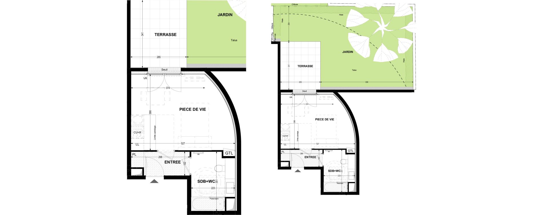 Appartement T1 de 28,16 m2 &agrave; Joinville-Le-Pont Moutier