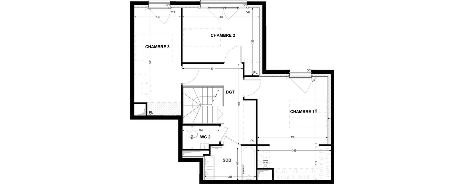 Duplex T4 de 95,90 m2 &agrave; Joinville-Le-Pont Moutier