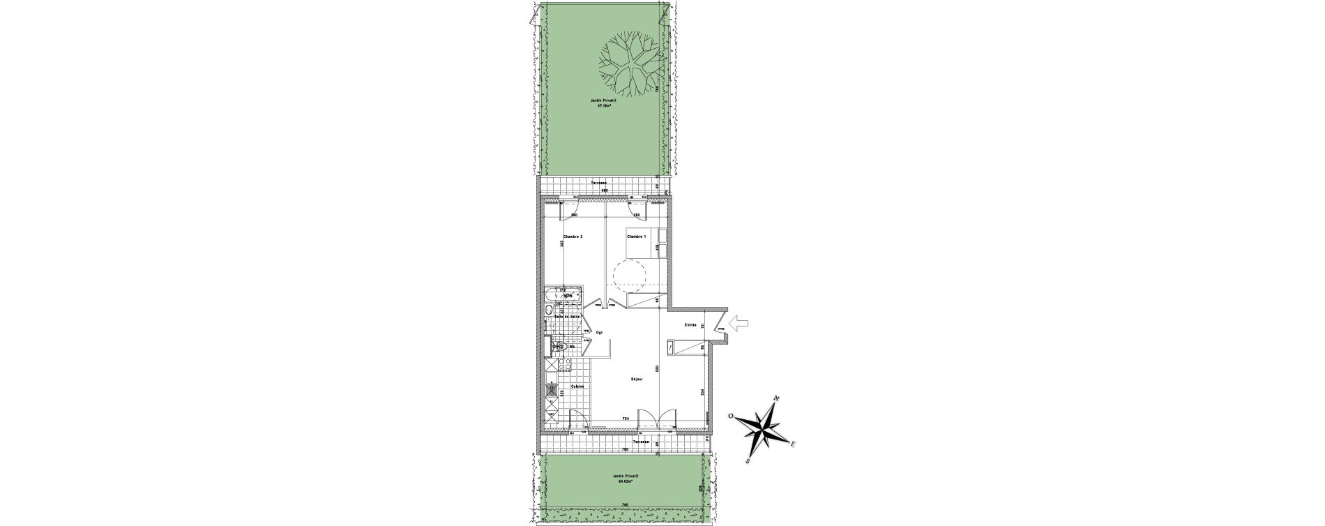 Appartement T3 de 68,13 m2 &agrave; La Queue-En-Brie Centre