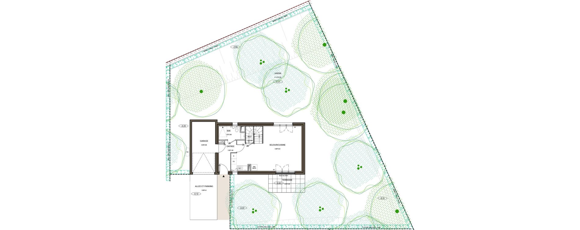 Maison T5 de 115,28 m2 &agrave; La Queue-En-Brie Centre