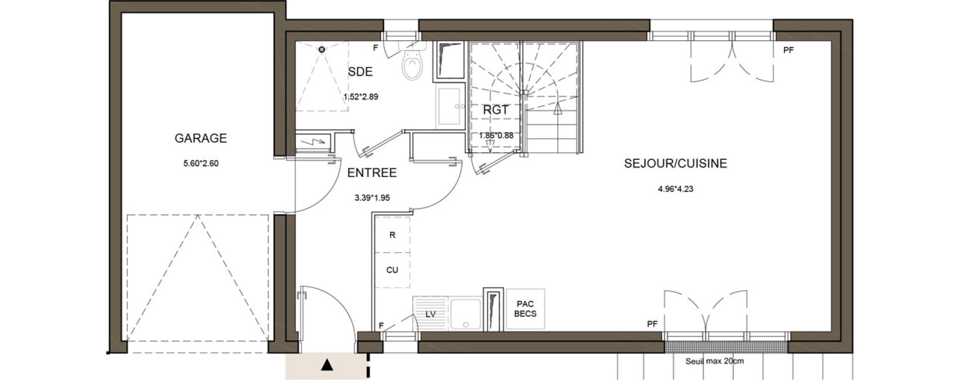 Maison T5 de 115,28 m2 &agrave; La Queue-En-Brie Centre