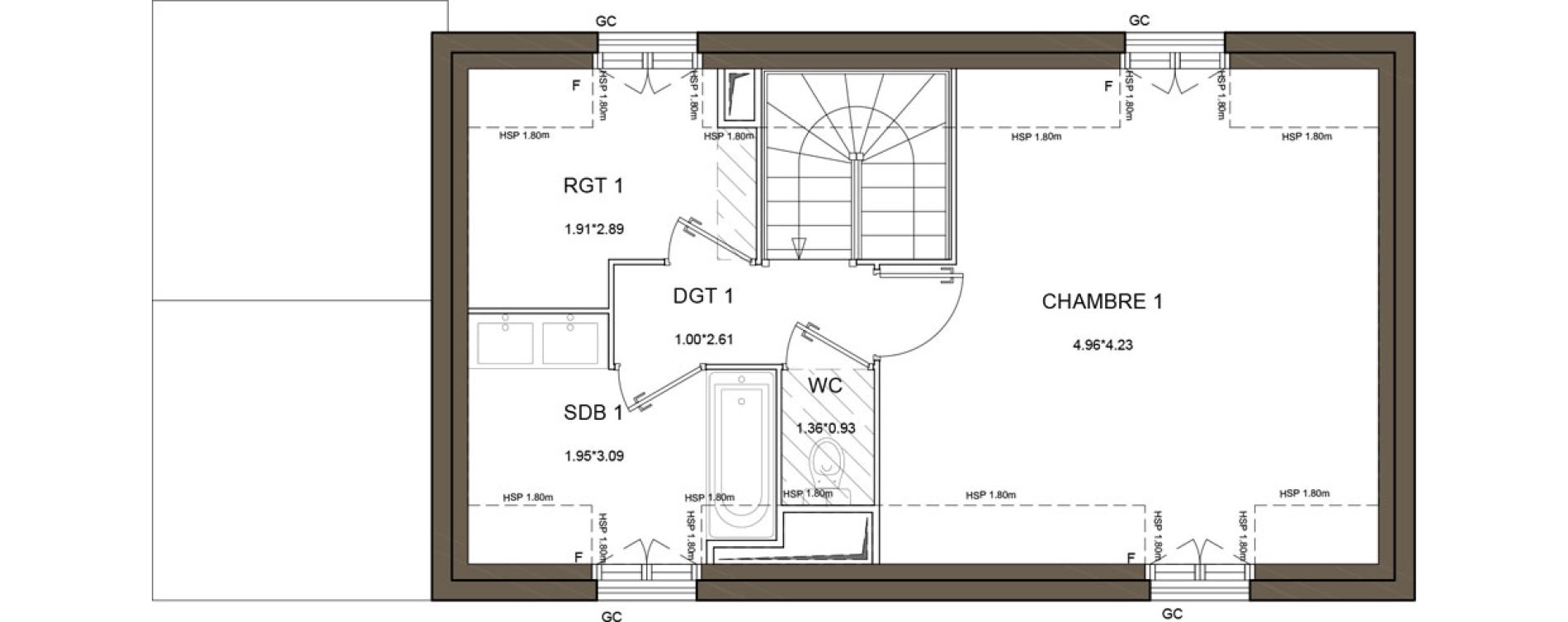 Maison T5 de 115,28 m2 &agrave; La Queue-En-Brie Centre