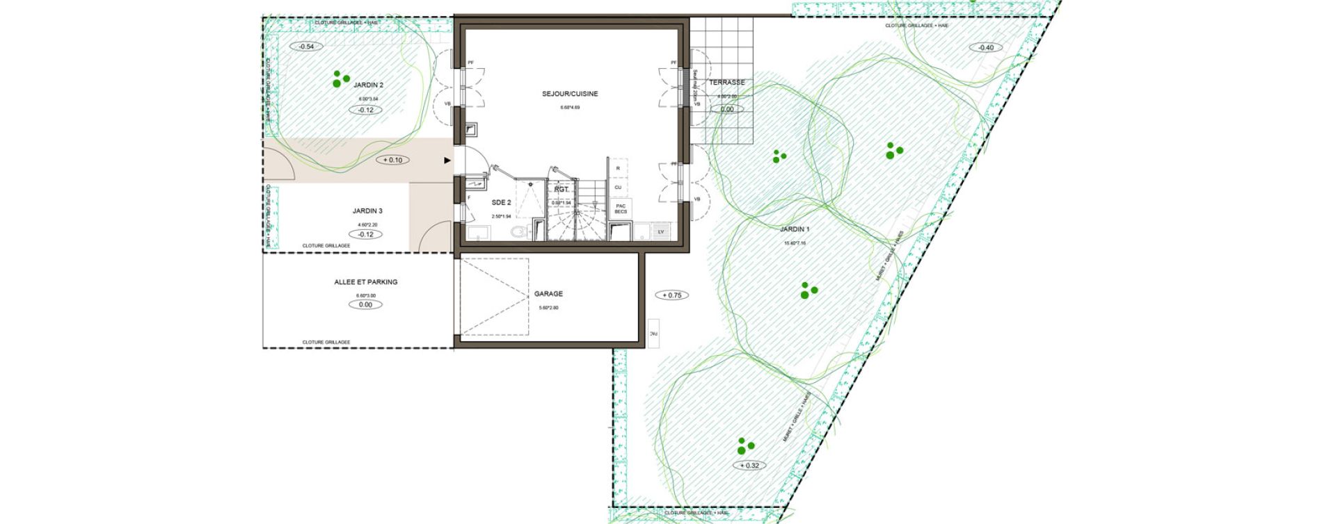 Maison T5 de 111,19 m2 &agrave; La Queue-En-Brie Centre