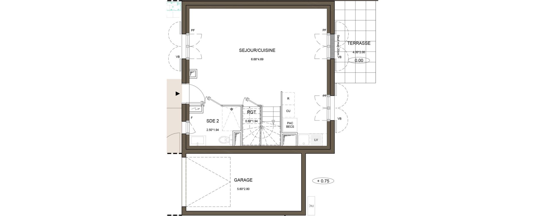 Maison T5 de 111,19 m2 &agrave; La Queue-En-Brie Centre