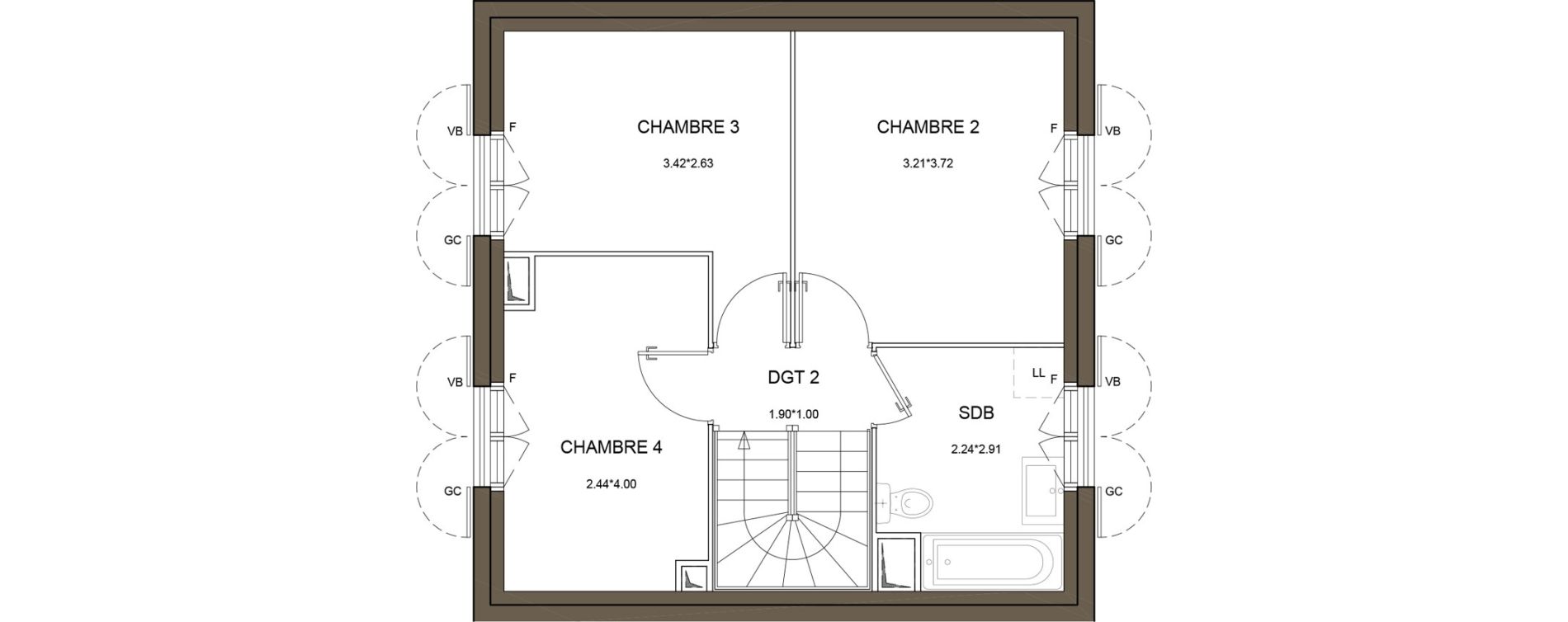 Maison T5 de 111,19 m2 &agrave; La Queue-En-Brie Centre