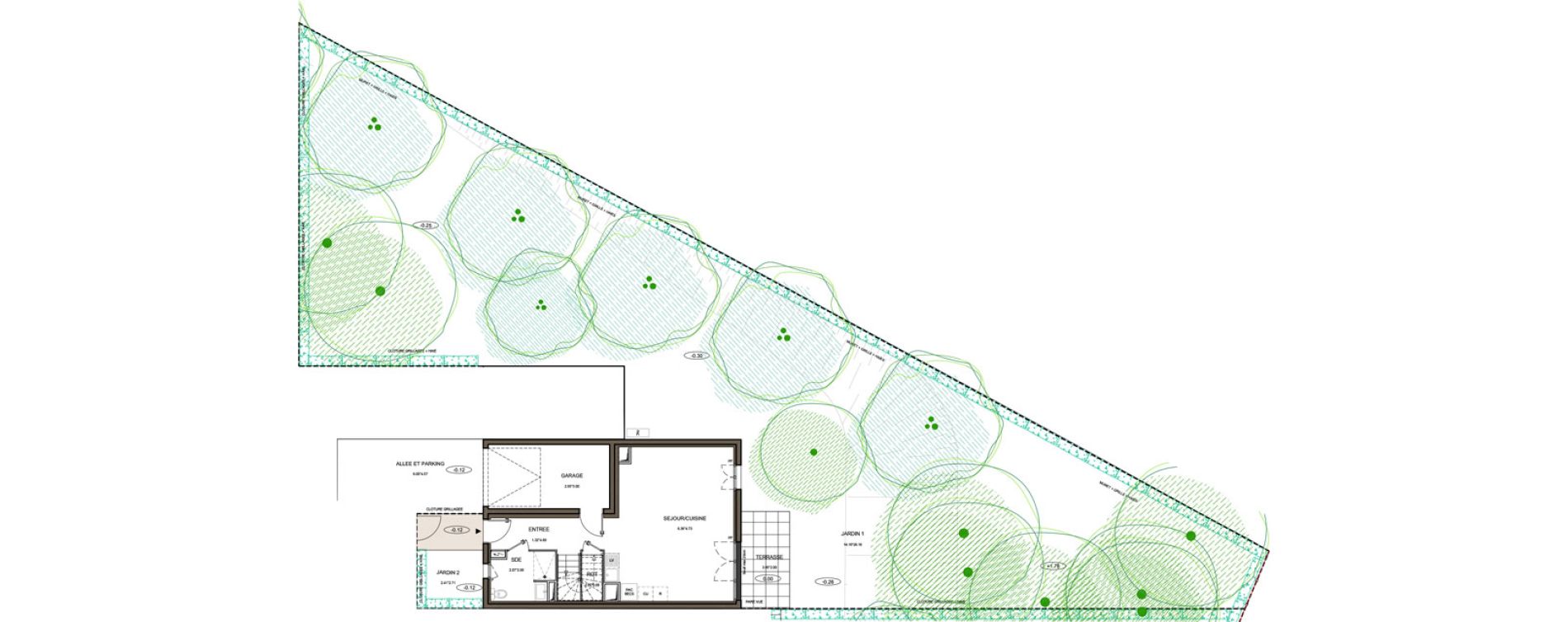 Maison T5 de 101,54 m2 &agrave; La Queue-En-Brie Centre