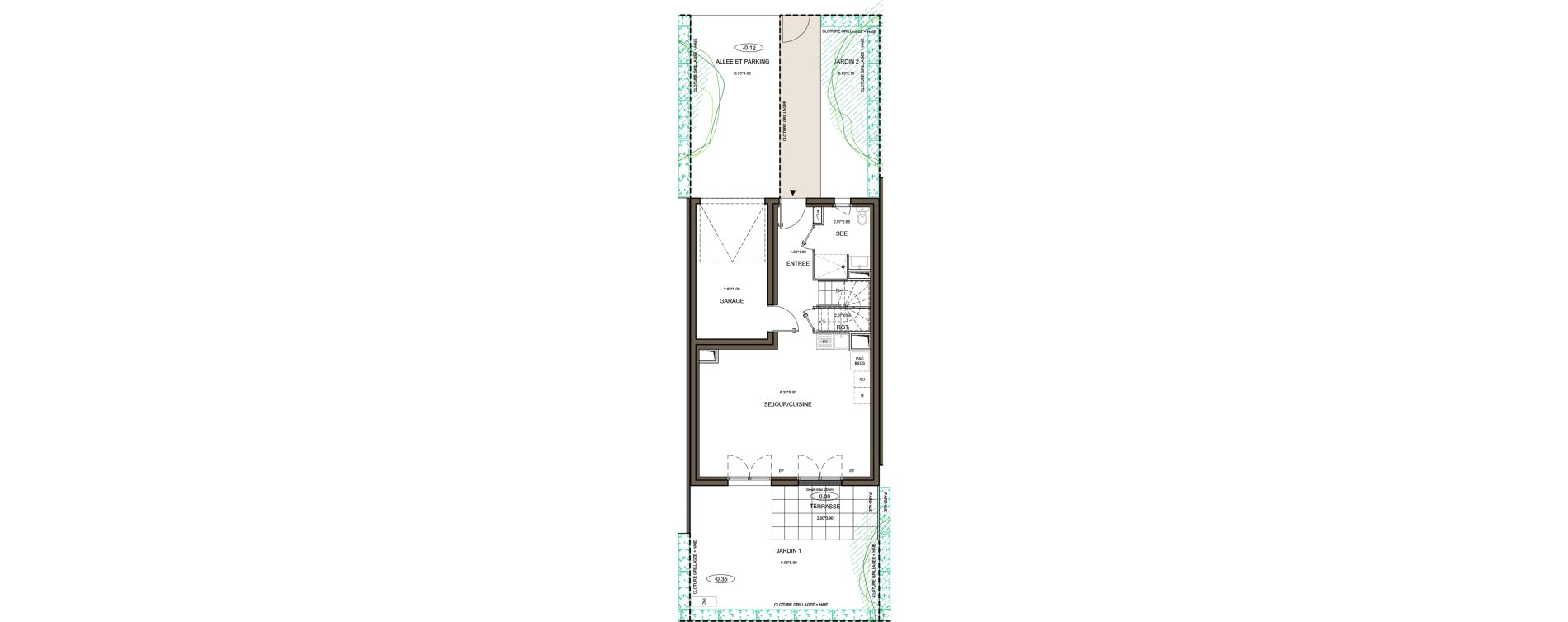 Maison T5 de 100,42 m2 &agrave; La Queue-En-Brie Centre