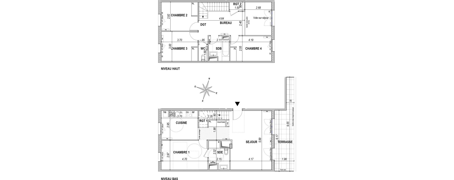 Duplex T5 de 113,24 m2 à L'Haÿ-Les-Roses Paul hochart