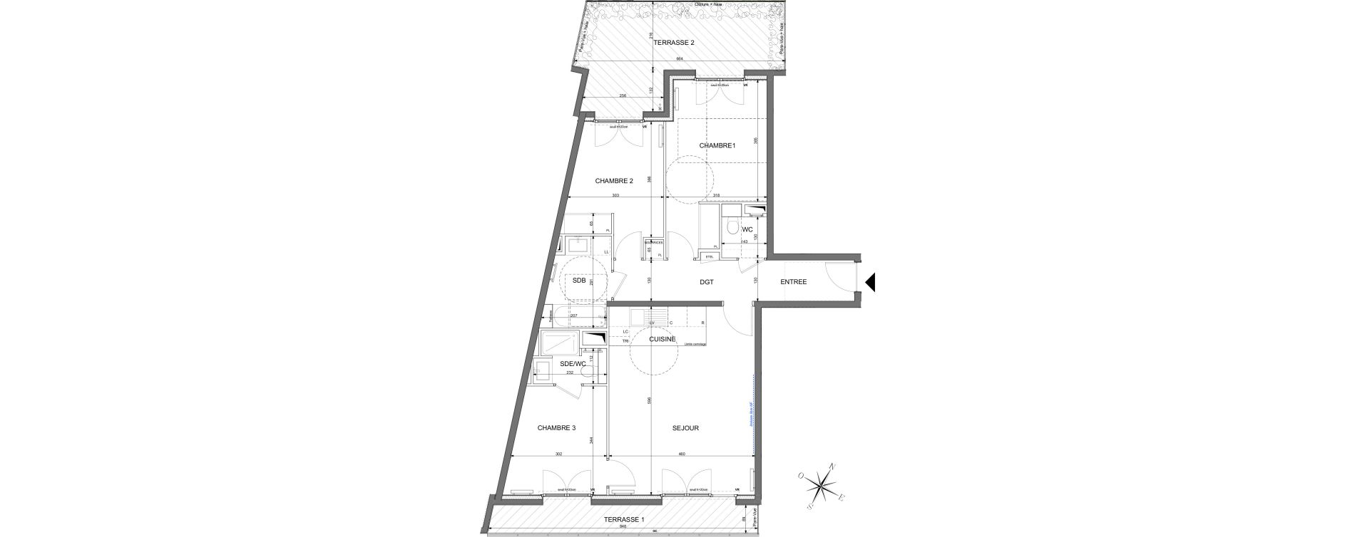 Appartement T4 de 84,11 m2 &agrave; L'Ha&yuml;-Les-Roses Paul hochart