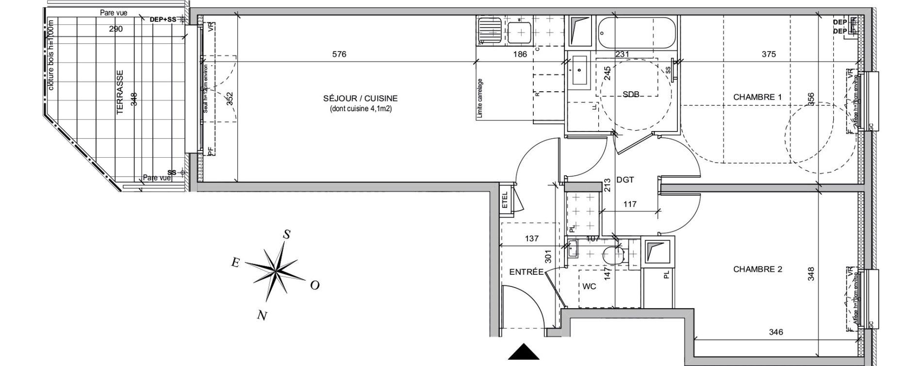 Appartement T3 de 69,60 m2 &agrave; Maisons-Alfort Centre vert de maison