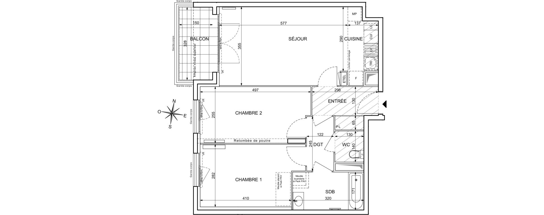 Appartement T3 de 63,76 m2 &agrave; Maisons-Alfort Centre vert de maison