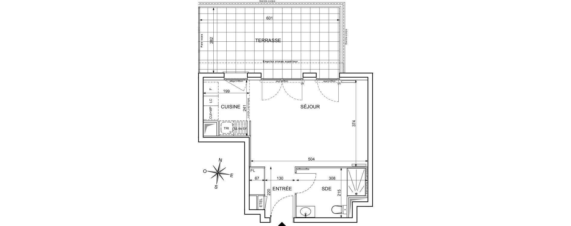 Appartement T1 de 32,58 m2 &agrave; Maisons-Alfort Centre vert de maison