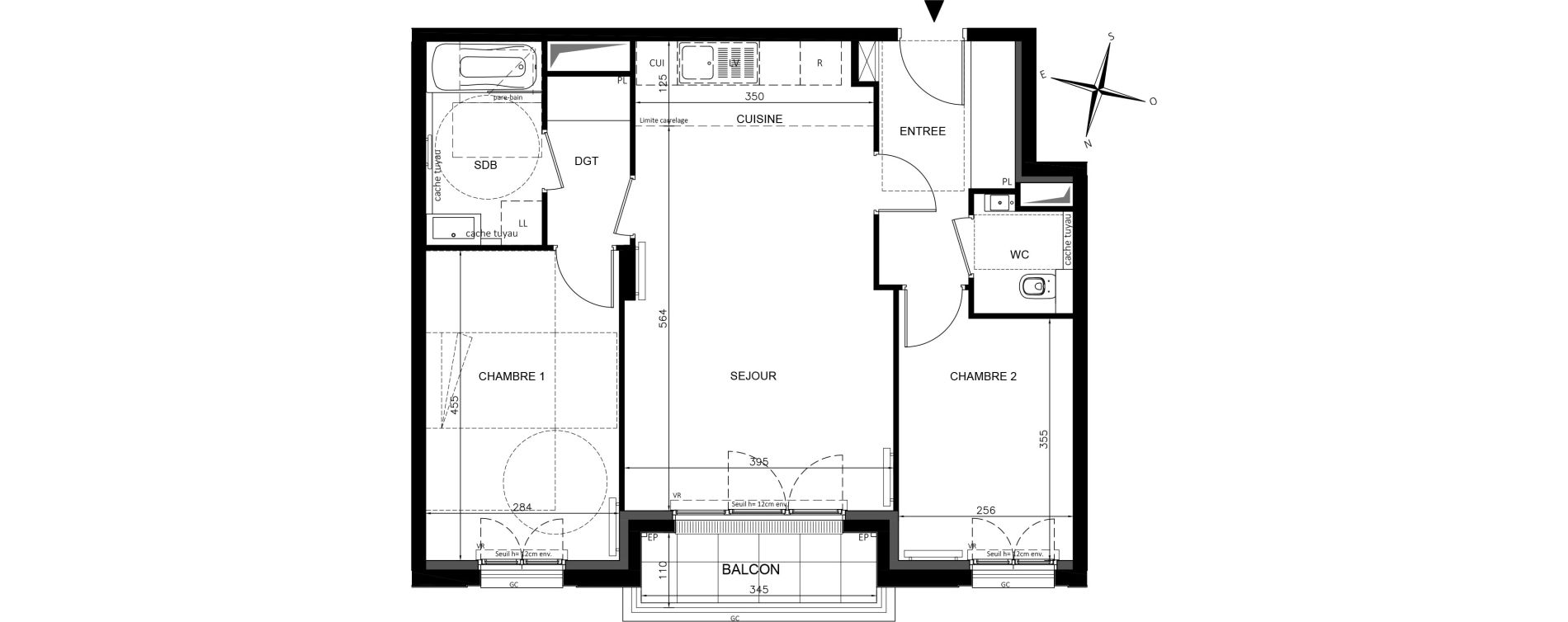 Appartement T3 de 64,30 m2 &agrave; Maisons-Alfort Alfort
