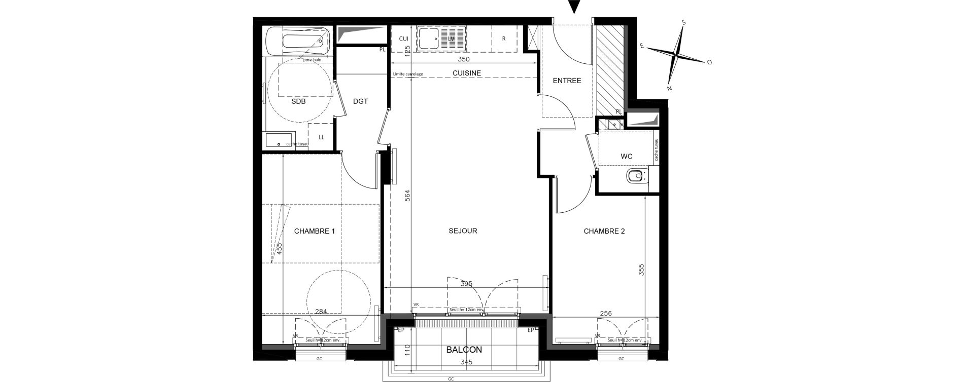 Appartement T3 de 64,30 m2 &agrave; Maisons-Alfort Alfort