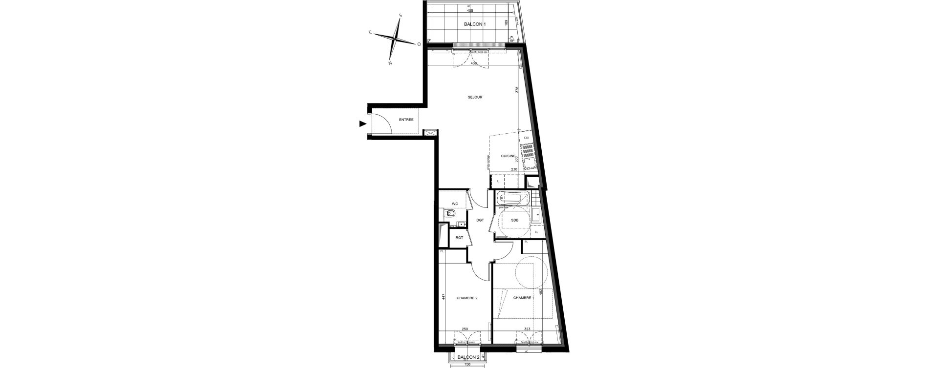 Appartement T3 de 69,45 m2 &agrave; Maisons-Alfort Alfort