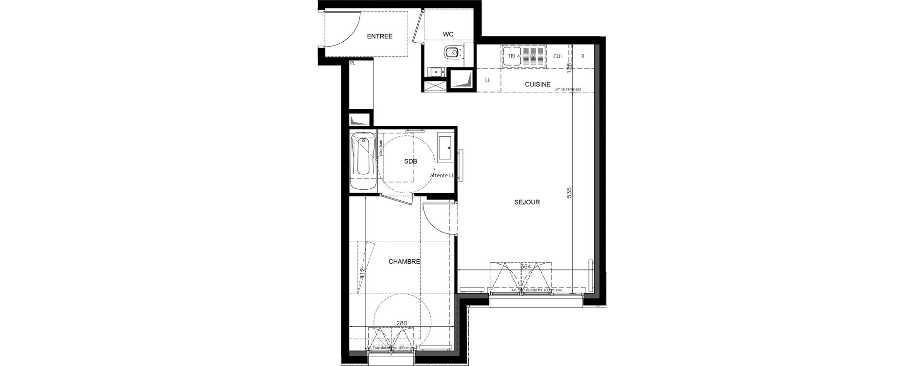 Appartement T2 de 49,25 m2 &agrave; Maisons-Alfort Alfort