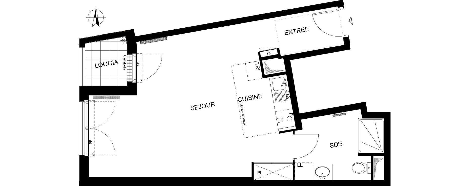 Appartement T1 de 39,29 m2 &agrave; Ormesson-Sur-Marne Centre