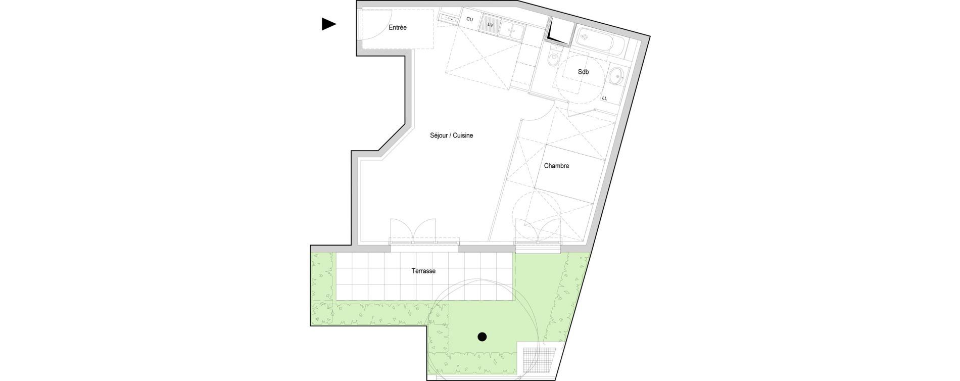 Appartement T2 de 48,06 m2 &agrave; Ormesson-Sur-Marne Centre