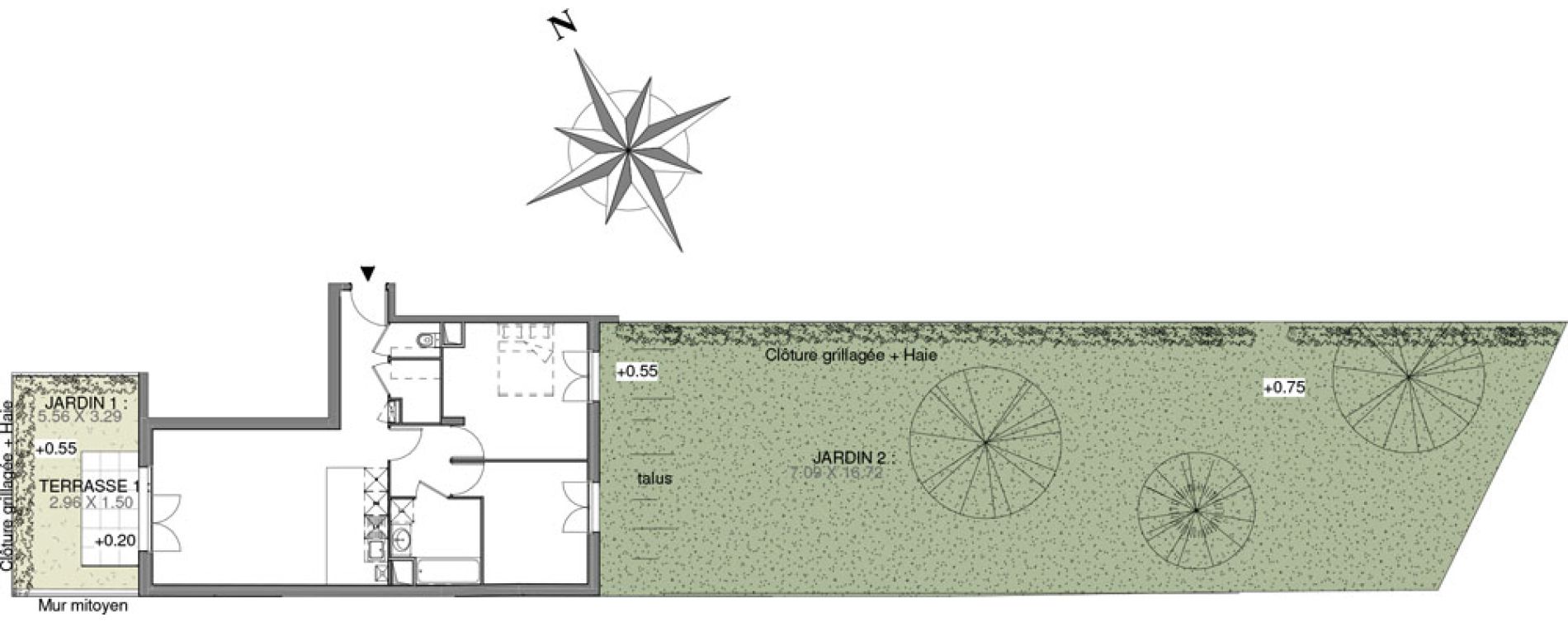 Appartement T3 de 62,82 m2 &agrave; Saint-Maur-Des-Foss&eacute;s La varenne saint hilaire