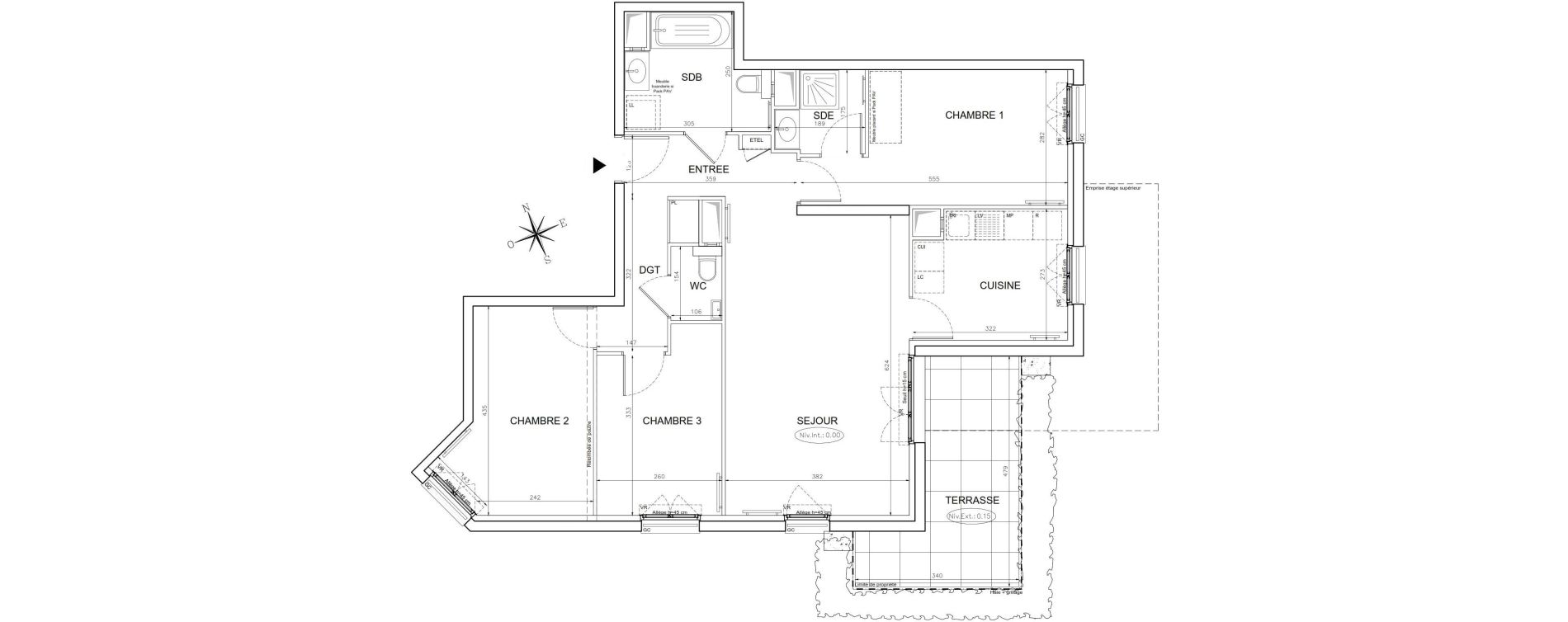 Appartement T4 de 85,62 m2 &agrave; Saint-Maur-Des-Foss&eacute;s La varenne saint hilaire