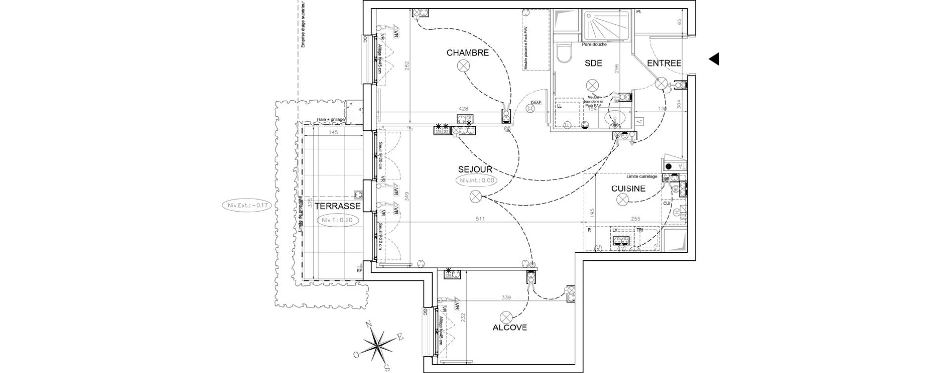 Appartement T2 de 53,68 m2 &agrave; Saint-Maur-Des-Foss&eacute;s La varenne saint hilaire
